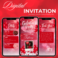 Pink and Red Galentine's Invite