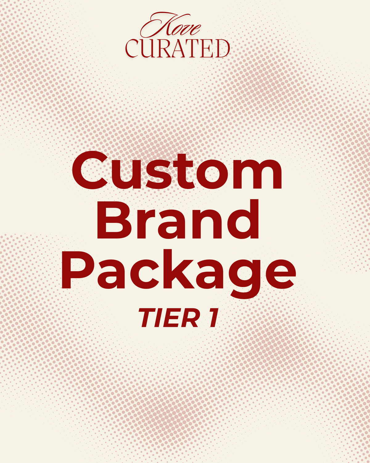Custom Brand Packaging: Tier 1