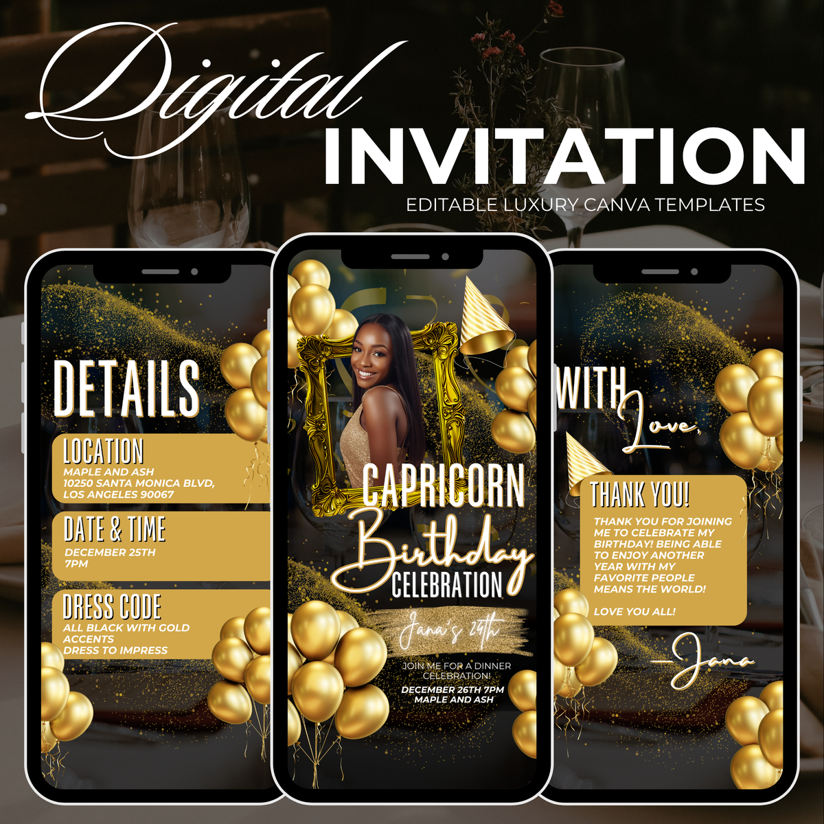 Capricorn Gold Invite