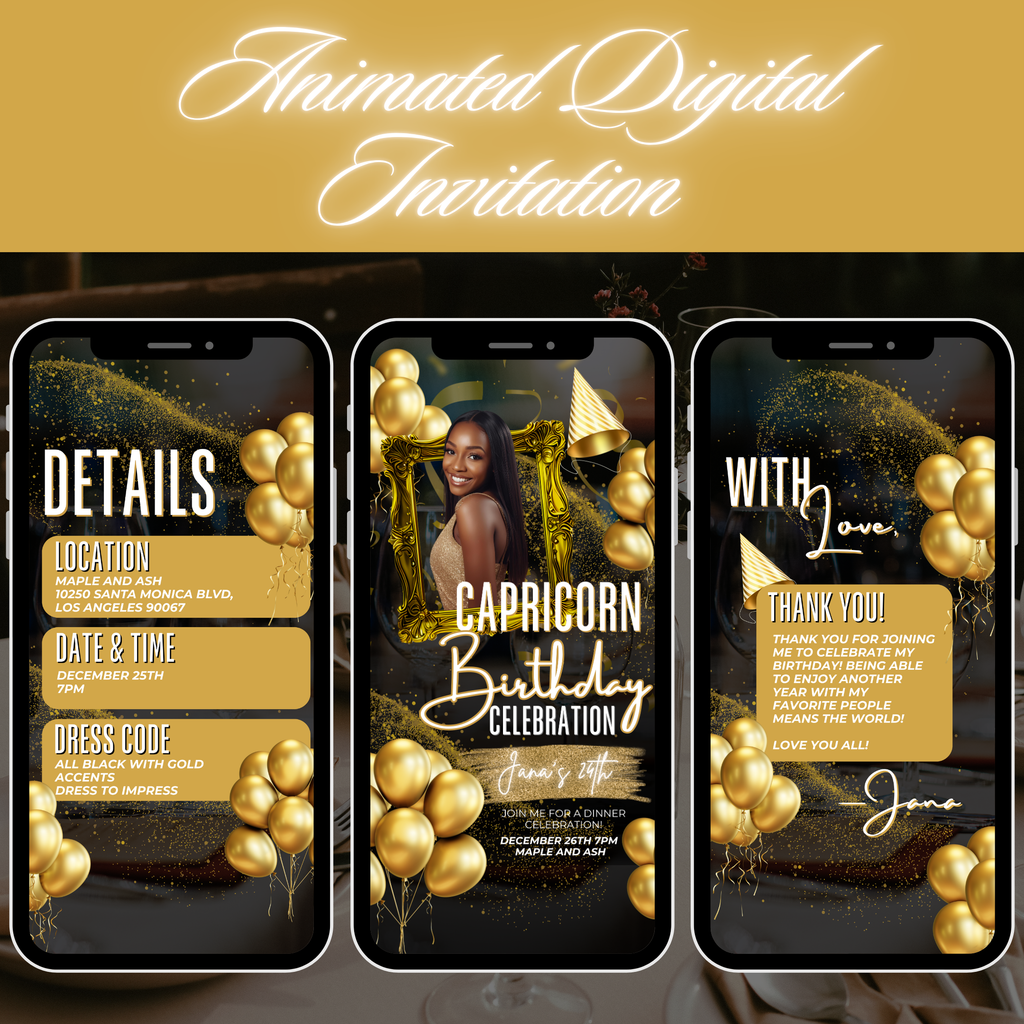 Capricorn Gold Invite