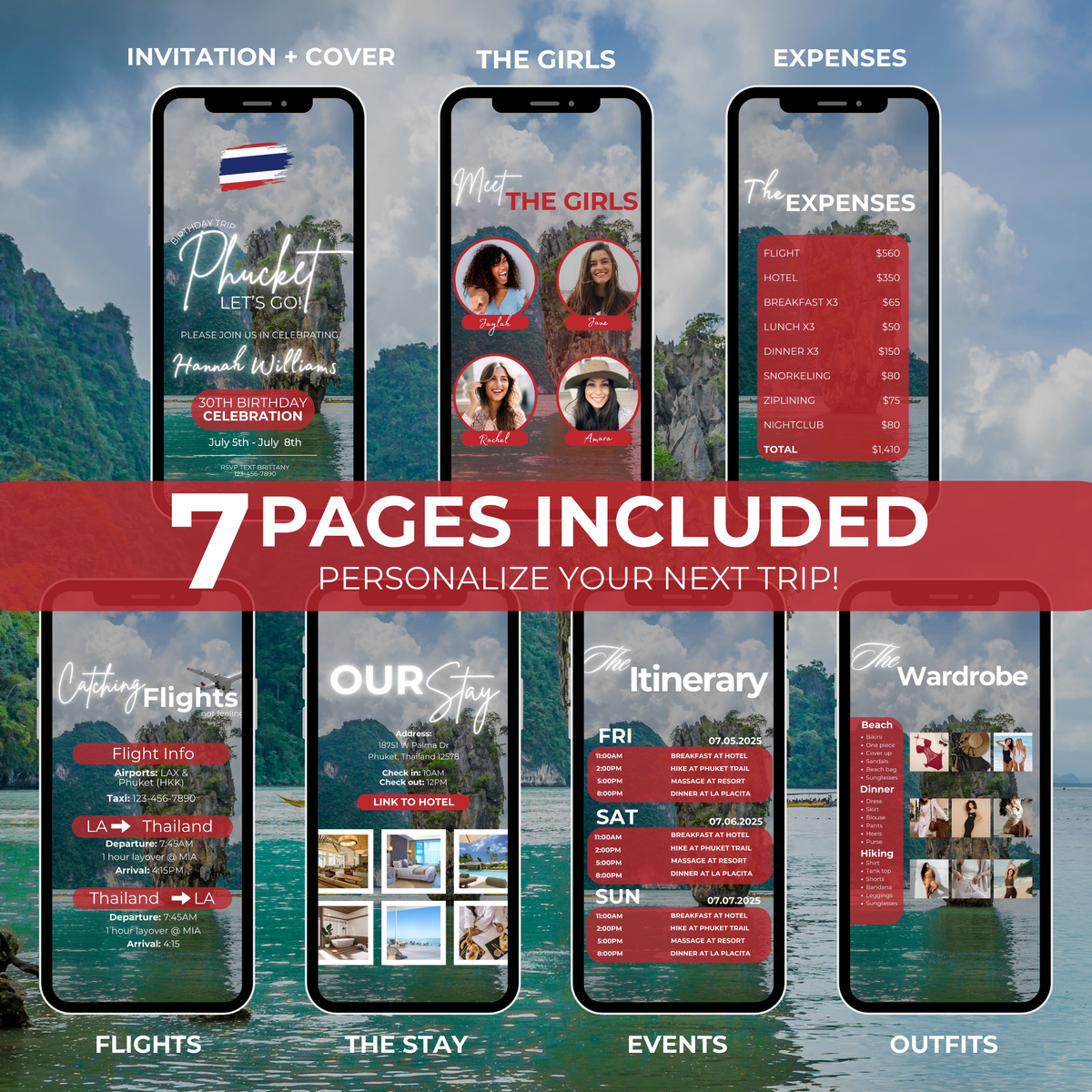 Thailand Trip Itinerary