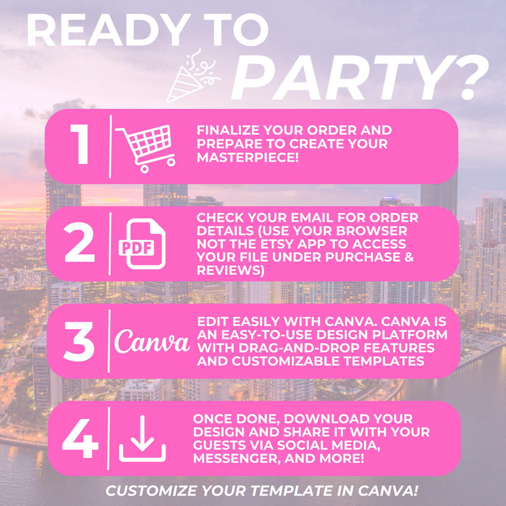 Pink Birthday Trip Itinerary