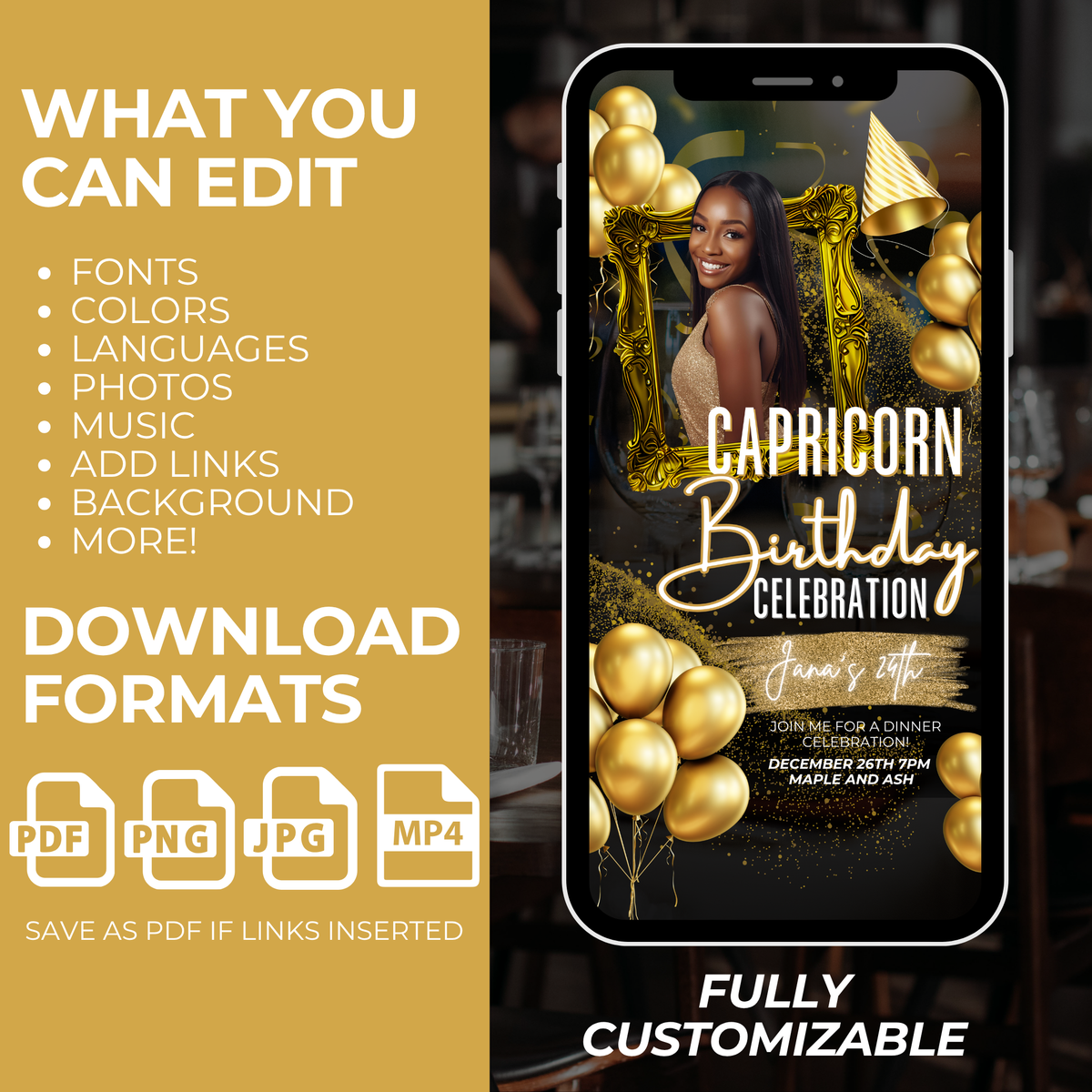 Capricorn Gold Invite