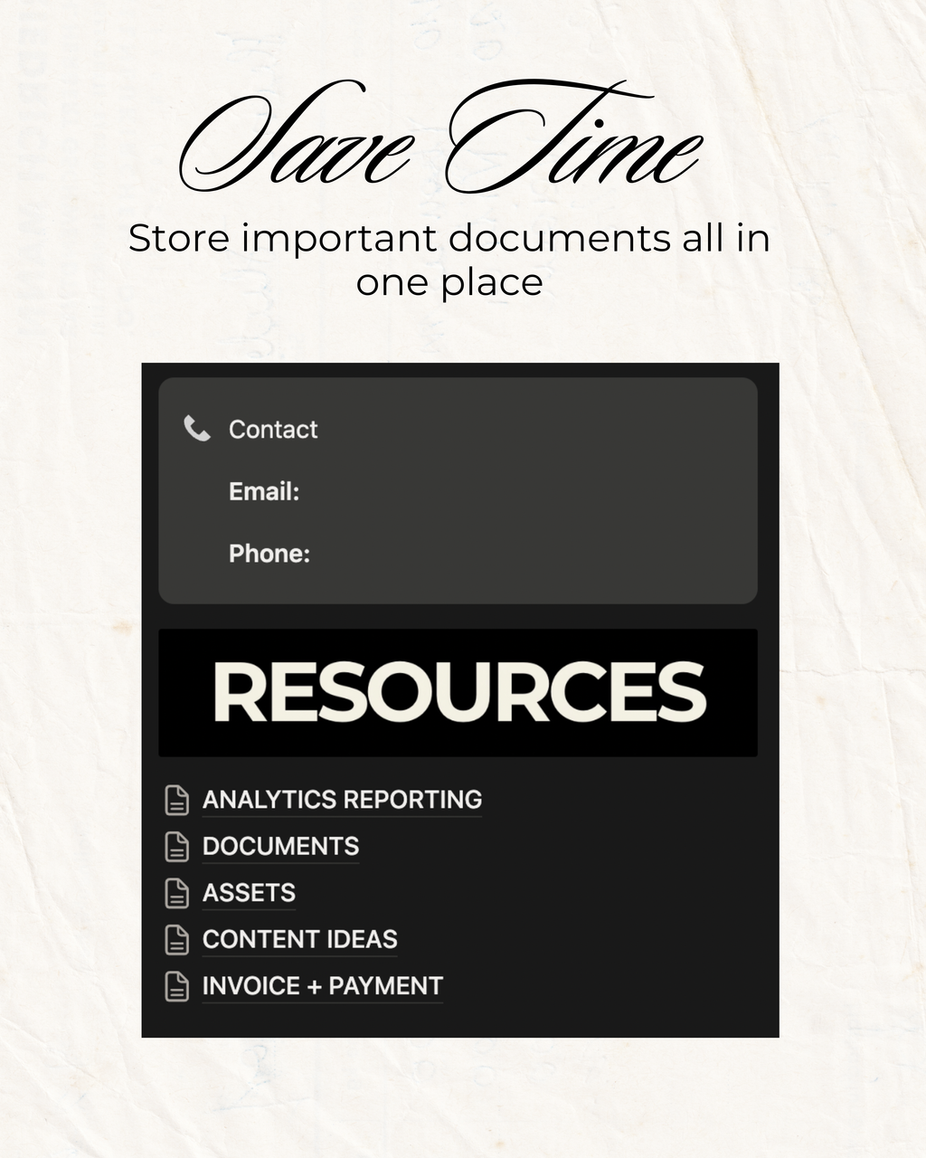 Social Media Manager Client Dashboard Template