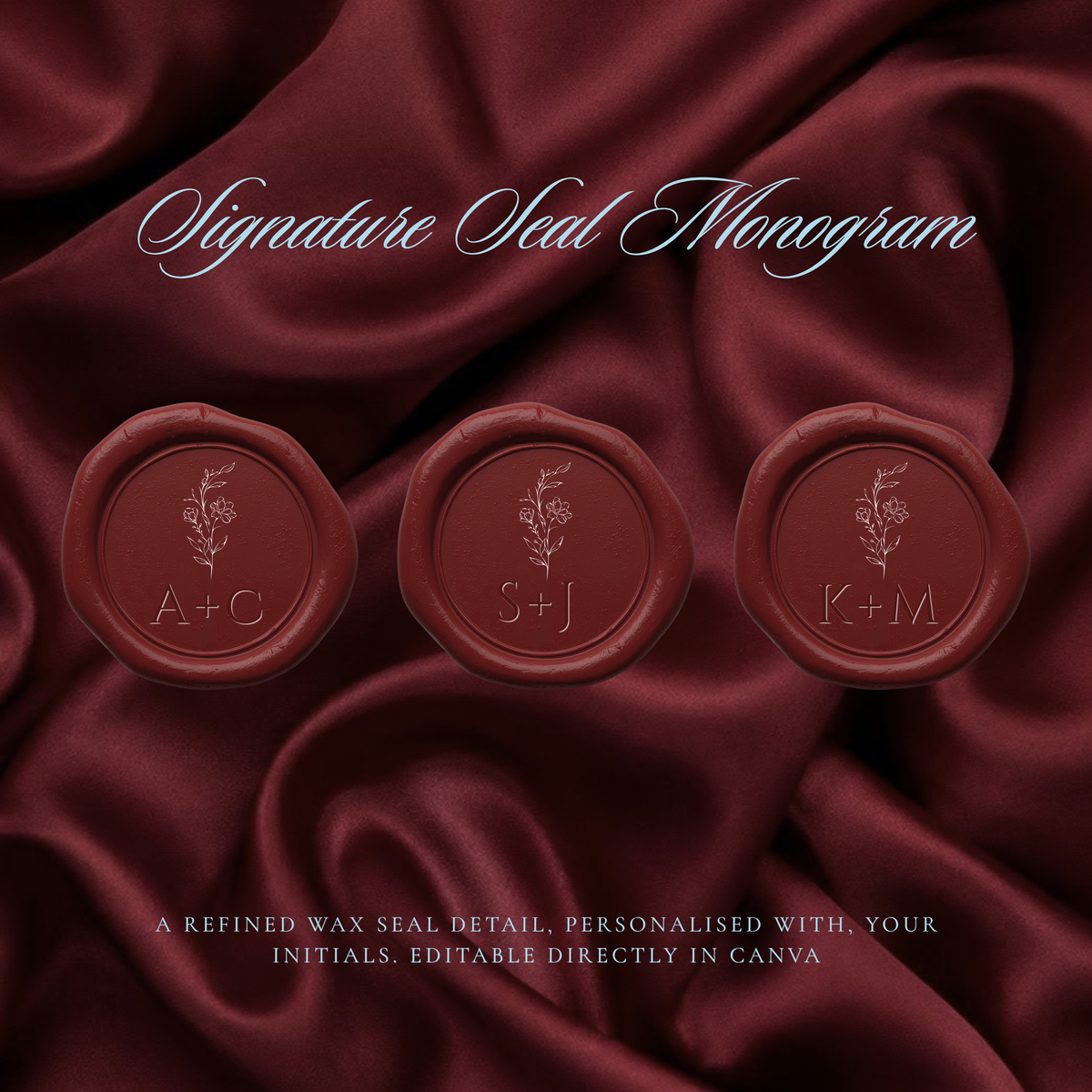 Burgundy and Blue Wedding Save the Date