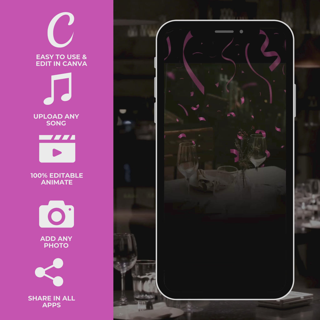 Pink Birthday Invite