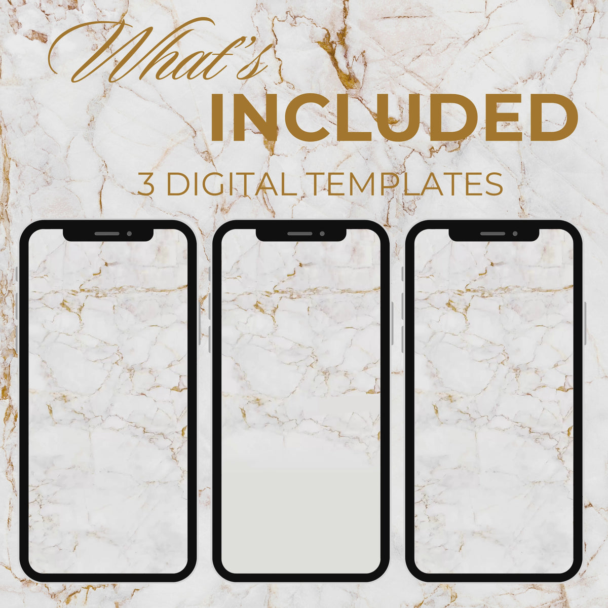 White and Gold Birthday Invite