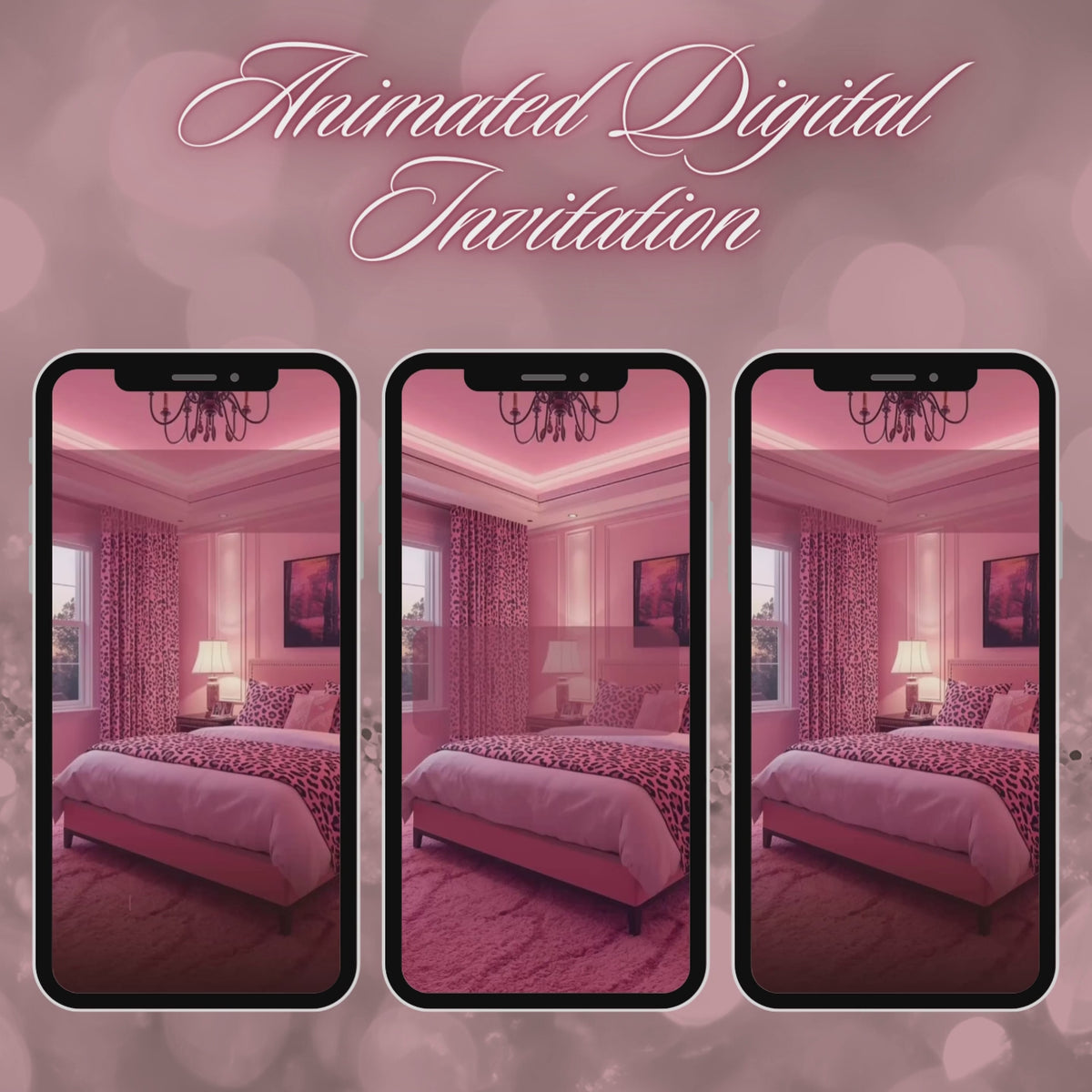 Girls Pajama Party/Birthday Invite