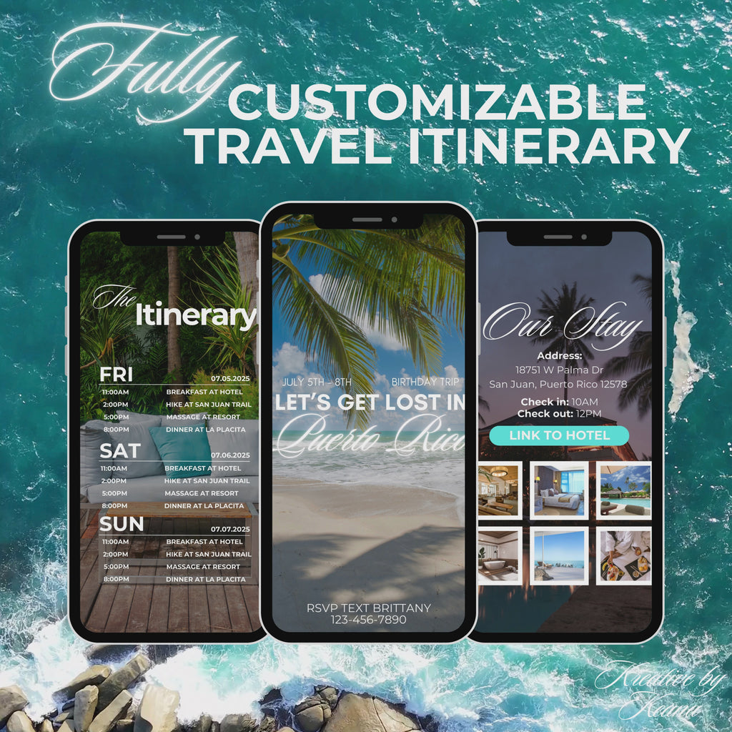 Travel Itineraries